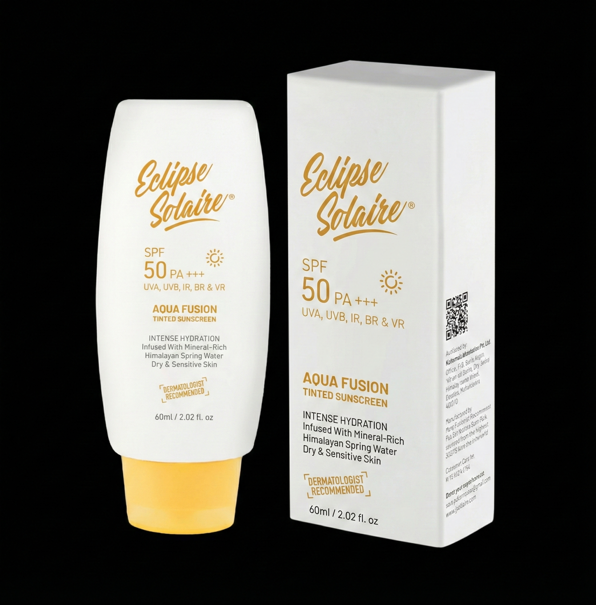 Eclipse Solaire Aqua Fusion - 5X Protection With SPF 50 PA +++ in 60ML