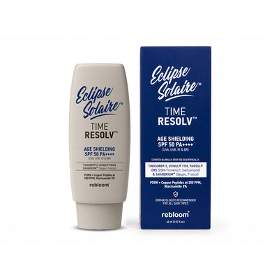 Eclipse Solaire TimeResolv Age Shielding SPF 50 PA++++ (UVA, UVB, IR & BR) | No white cast | Non-greasy | All Skin Types 60ml
