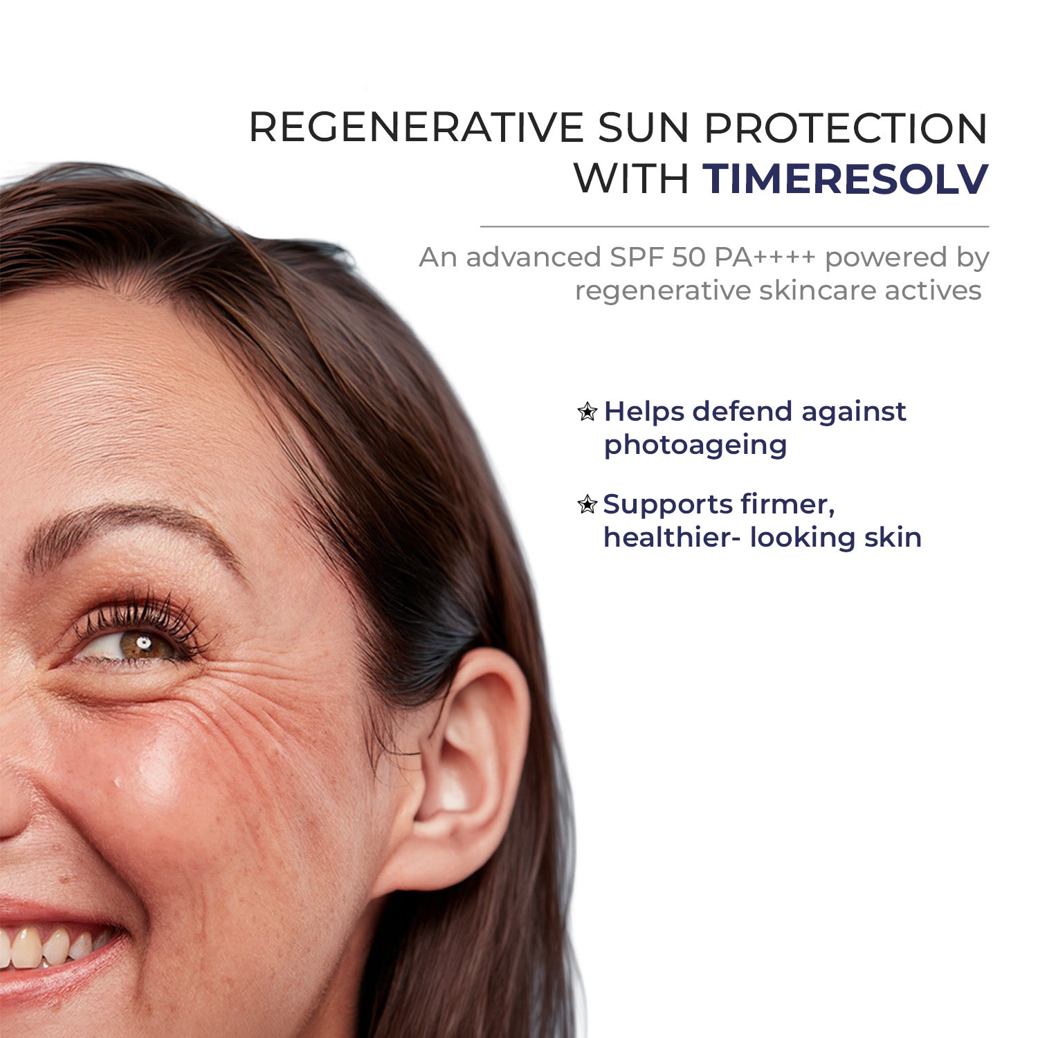 Eclipse Solaire TimeResolv Age Sheilding SPF 50 PA++++ (UVA, UVB, IR & BR) | No white cast | Non-greasy | All Skin Types 60ml