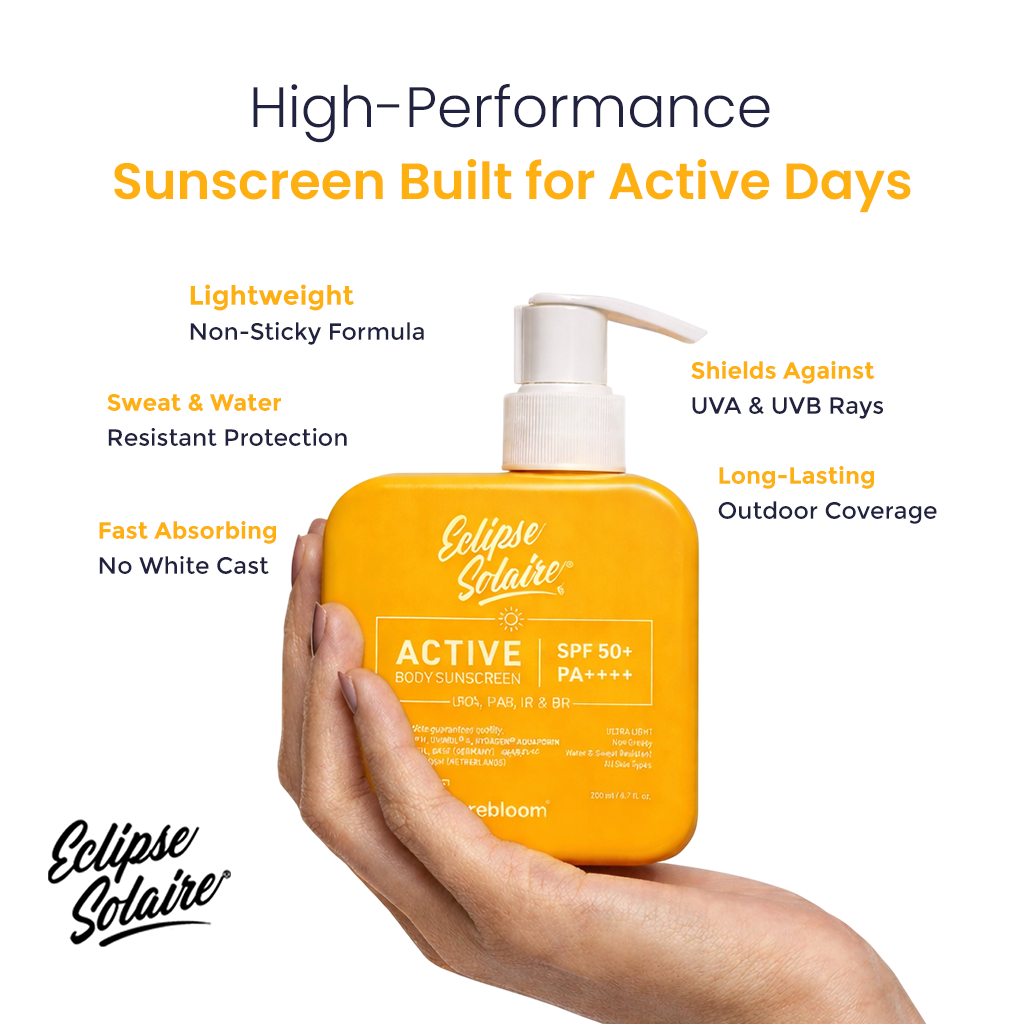 Eclipse Solaire Active Body Sunscreen SPF 50+ PA++++ 200ml