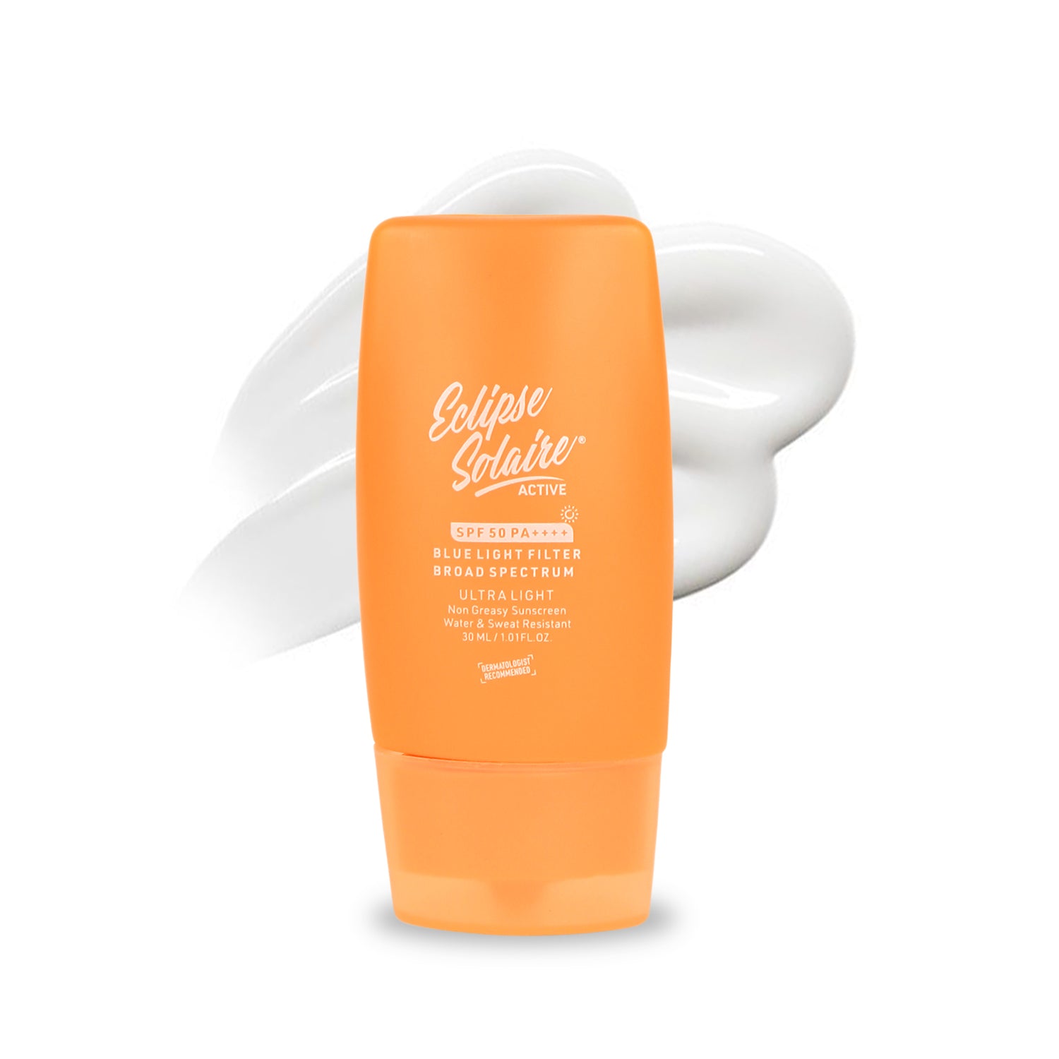 Eclipse Solaire Active SPF 50 PA++++ | Non-Greasy Physical Sunscreen for Sensitive Skin (30ML)