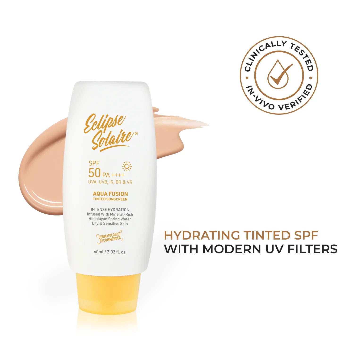 Eclipse Solaire Aqua Fusion - 5X Protection With SPF 50 PA ++++ in 60ML