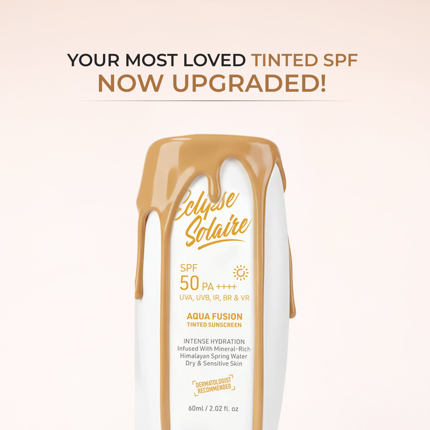 Eclipse Solaire Aqua Fusion - 5X Protection With SPF 50 PA ++++ in 60ML