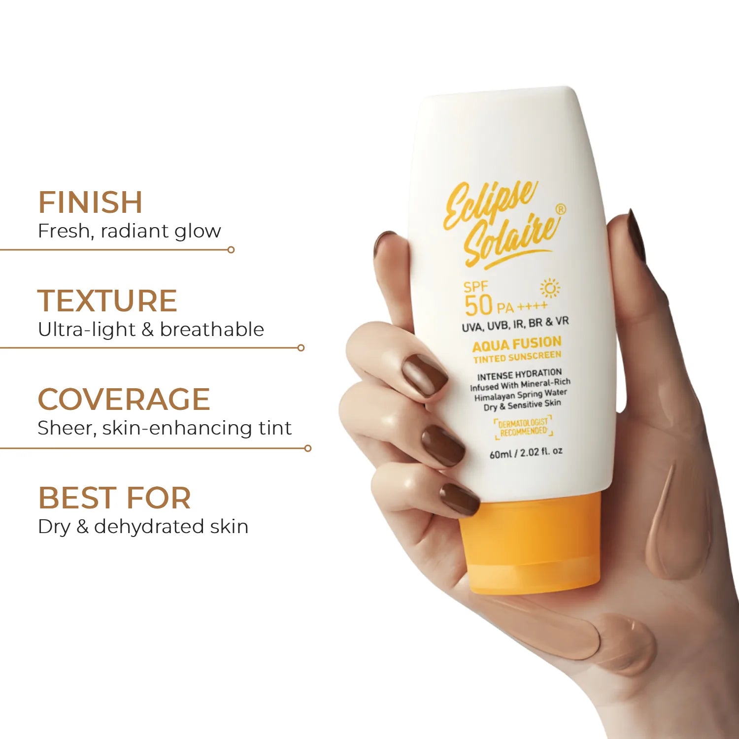 Eclipse Solaire Aqua Fusion - 5X Protection With SPF 50 PA ++++ in 60ML
