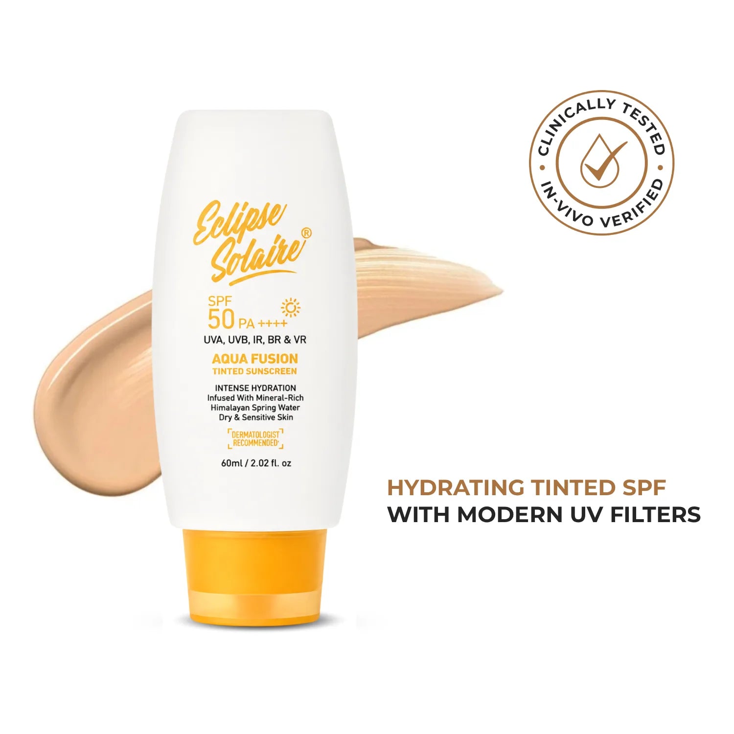 Eclipse Solaire Aqua Fusion - 5X Protection With SPF 50 PA ++++ in 60ML